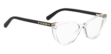 Premium Women Moschino Love Model Eyeglasses: MOL539 - Crystal(2)- SpecSMART Eye Clinic (Diagonal View)